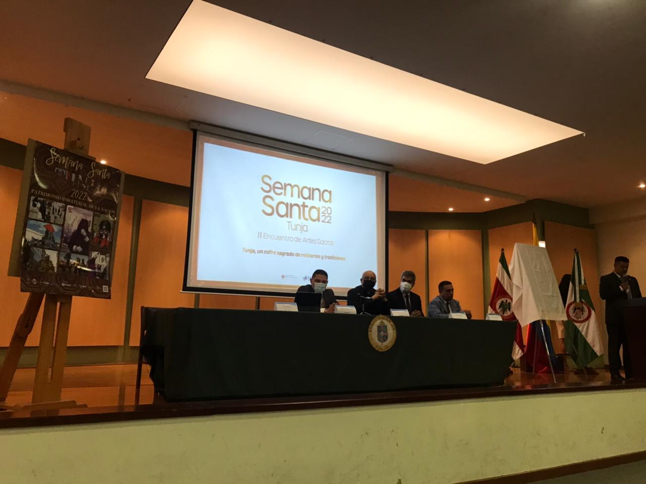 Rueda de Prensa Lanzamiento Semana Santa Tunja 2022